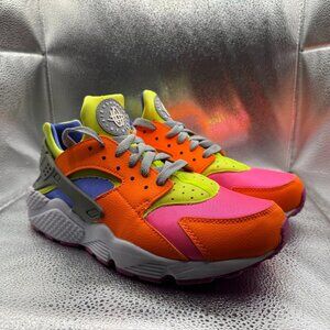 Size 10 Nike Air Huarache Y2K 2015 Neon Orange Pink Womens Shoes 777331-991